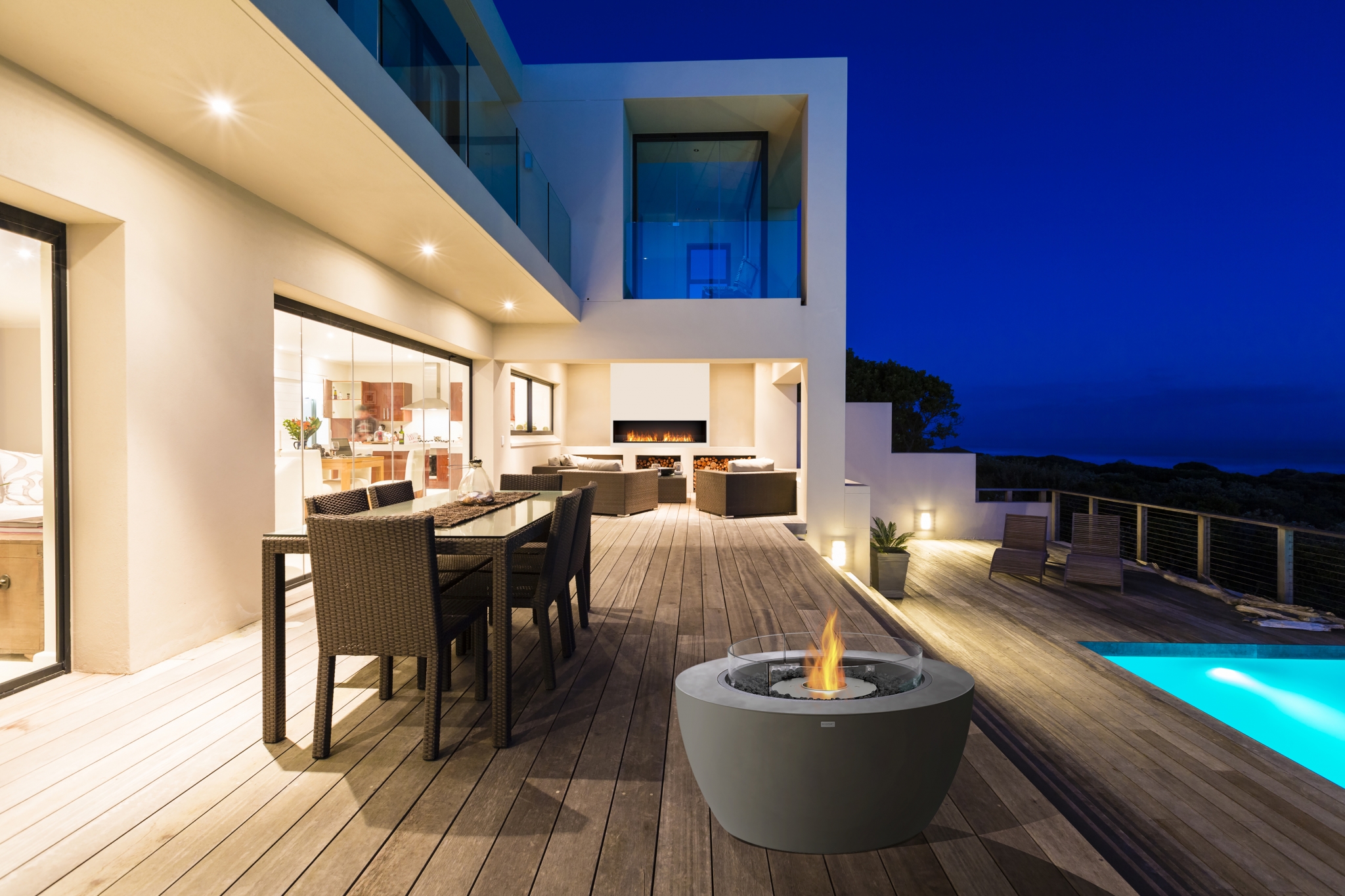 EcoSmart POD40 Outdoor Bio Ethanol Fire Table £1596+ vat Rigbys