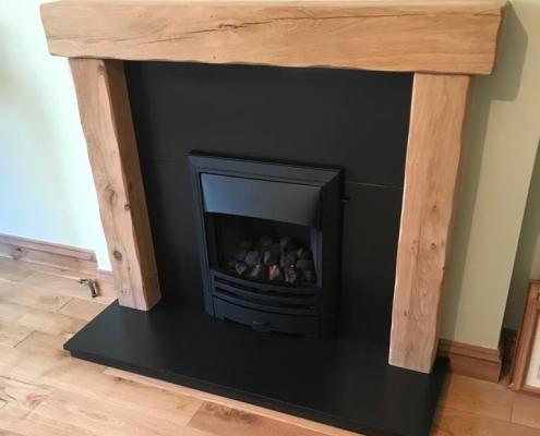Gas Fire Wooden Fireplace Surround, How To Surround A Gas Fireplace