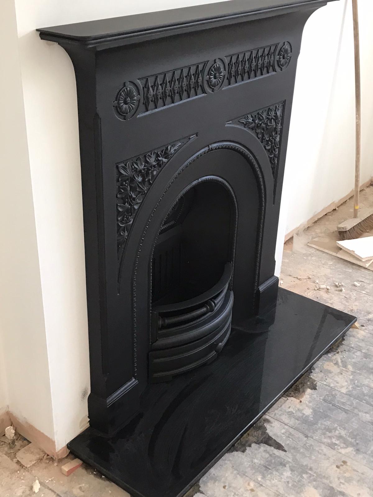 Cast Iron Combination Fireplace Installation Ickenham Rigbys