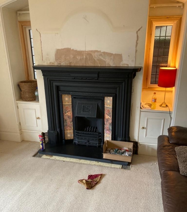 Cast Iron Fireplace and Gas Fire Installation Watford, Herts Rigbys
