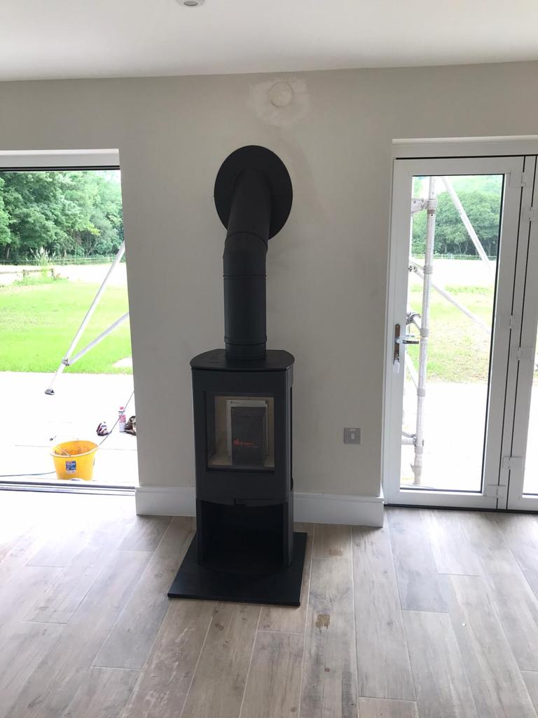 DRU Wood Burning Stove Installation Reading Rigbys