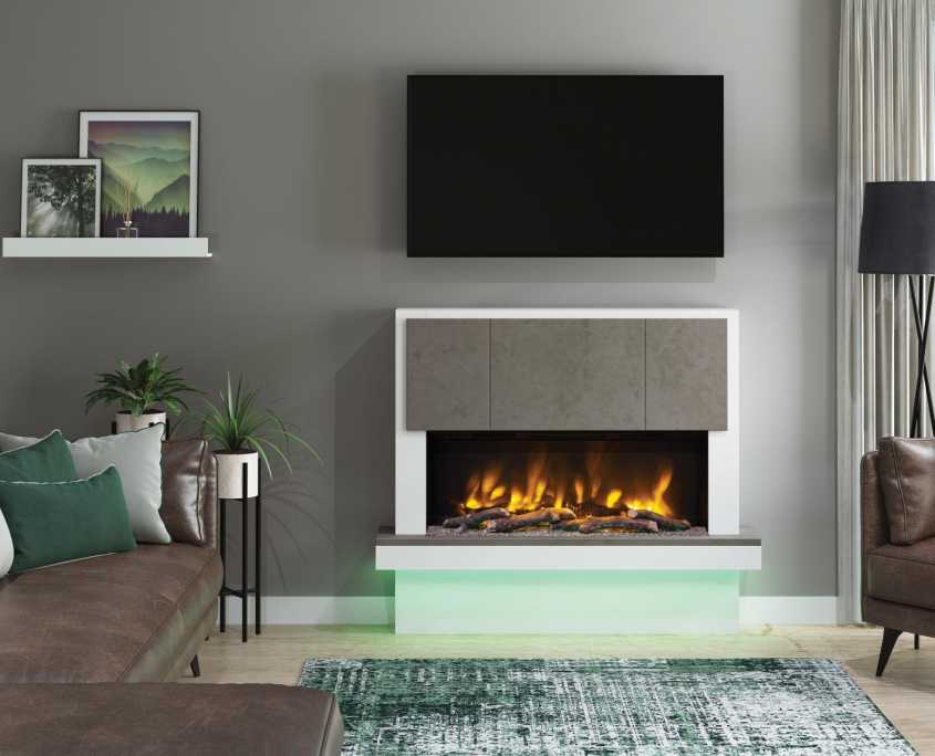 Luxury Electric Fire Suites available from £599 + Vat- Rigbys