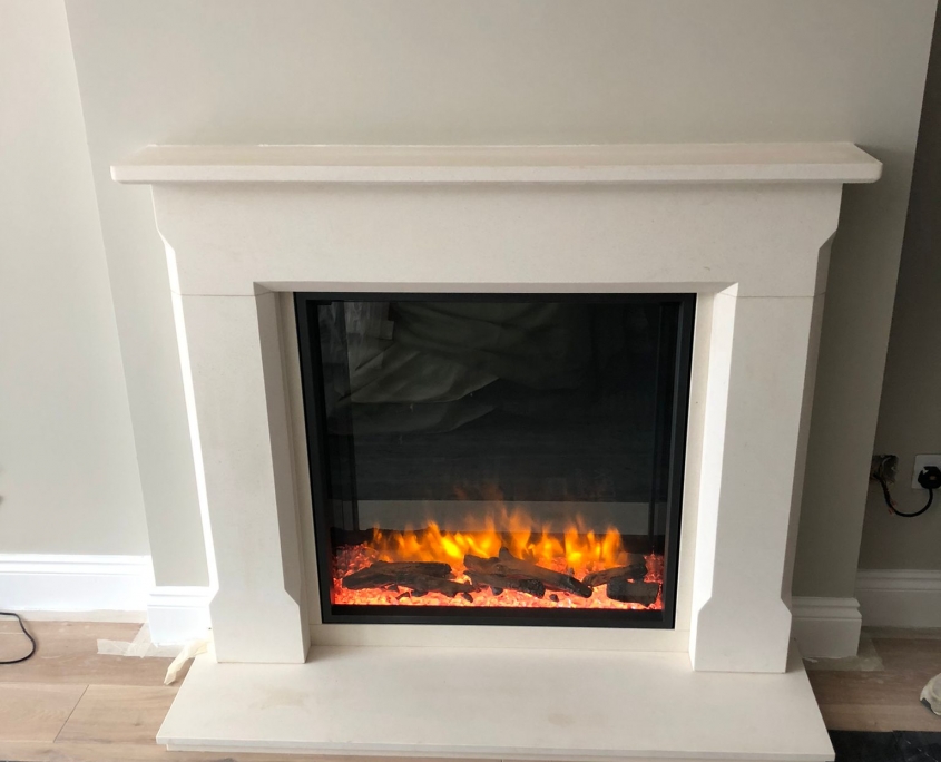 Rigby's Fireplace & Contemporary Electric Fire Installation Pinner