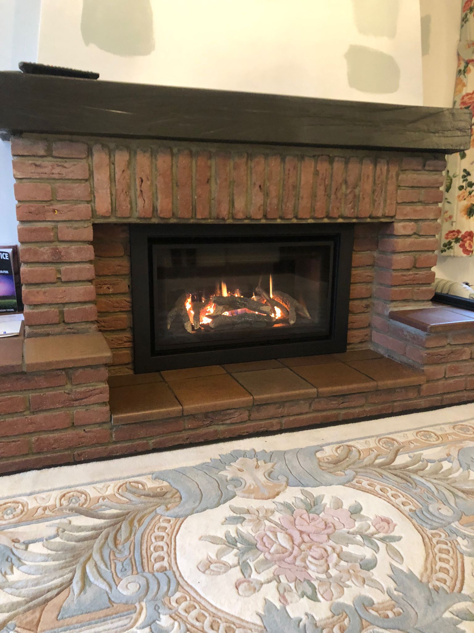 Contemporary Log Effect Gas Fire Installation Pinner Gas installer