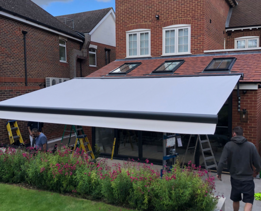 Retractable Garden and Patio Awning Installation in Radlett