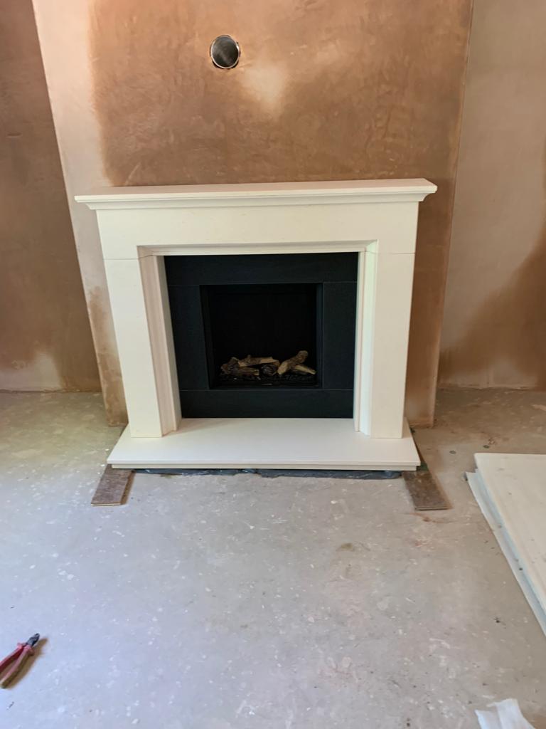 Contemporary Gas Fireplace Installation Beaconsfield