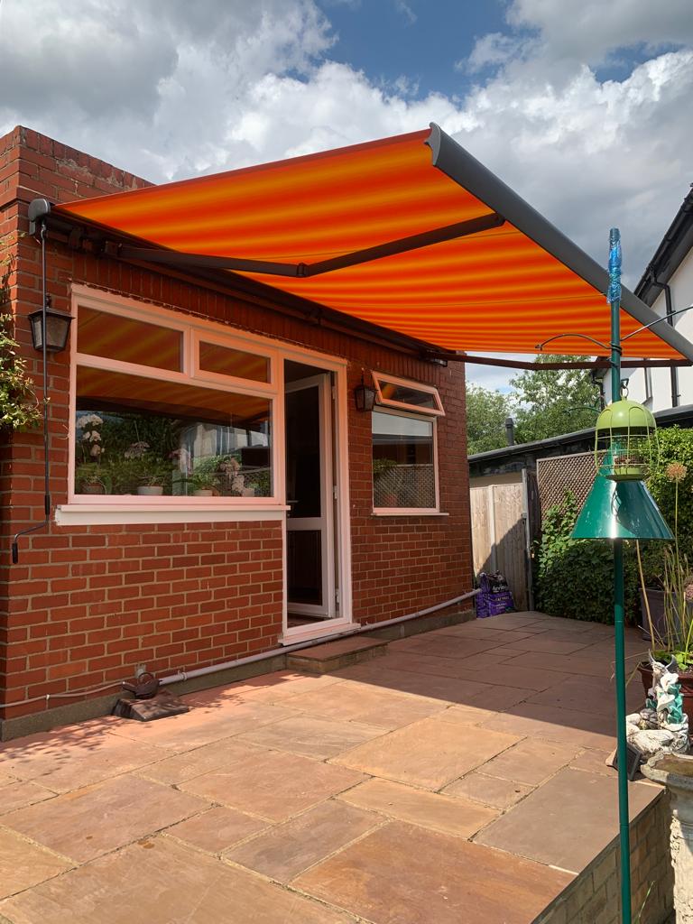 Electric Powered Awning Installation in Pinner