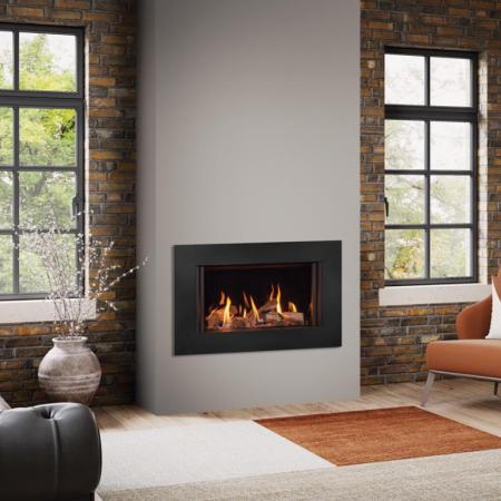 Contemporary Hole In The Wall Gas Fire