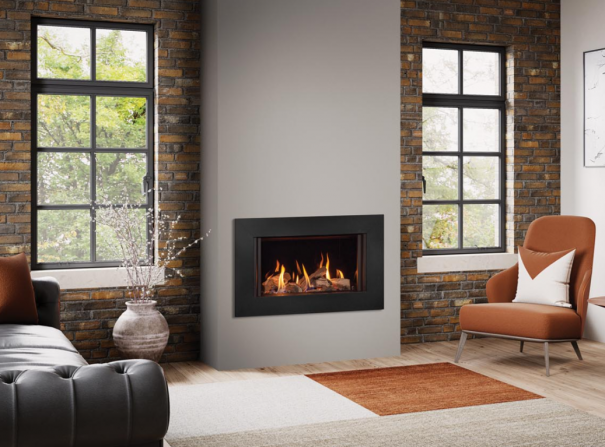Contemporary Hole In The Wall Gas Fire