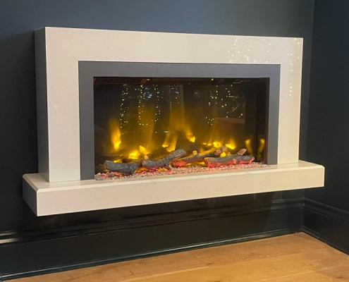 Electric Fireplace Installation in Pinner