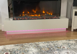 Electric Fire Suite Installation