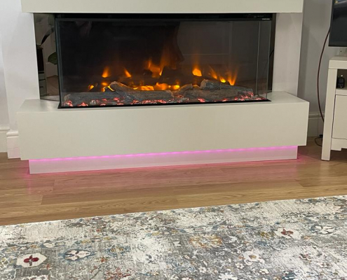 Electric Fire Suite Installation