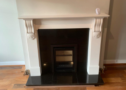 Contemporary Inset Stove Installation.