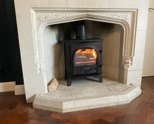 A Professional Wood Burning Stove in Chesham