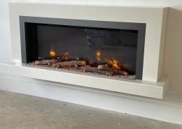 Electric Fireplace Installation.
