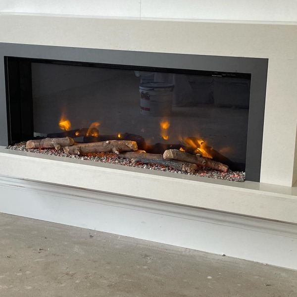 Electric Fireplace Installation.