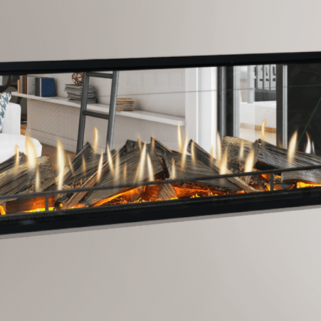 Doubke Sided Electric Fire