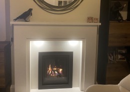 A Gas Fireplace Installation