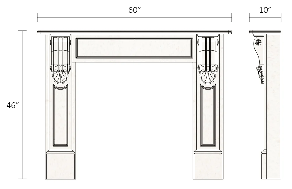 FDC William IV Mantel