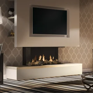 DRU Global 120 Triple Sided Balanced Flue Gas Fire
