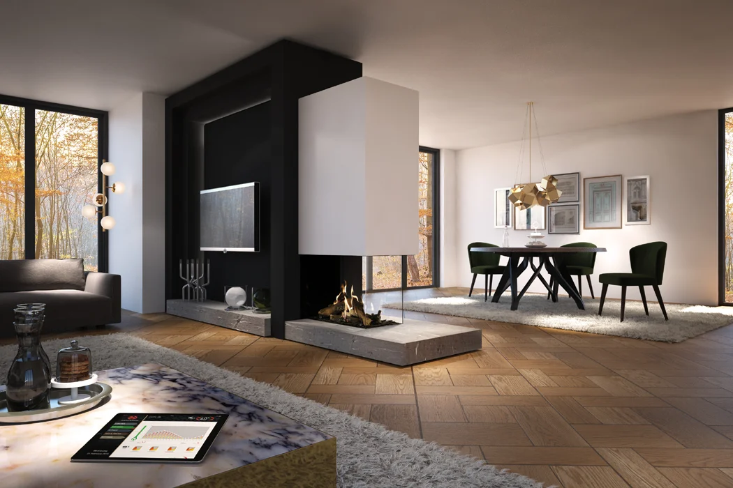 DRU Maestro 75XTU Eco Wave Gas Fire