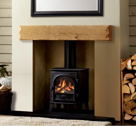 Focus Large Fascia Beams for Fireplaces
