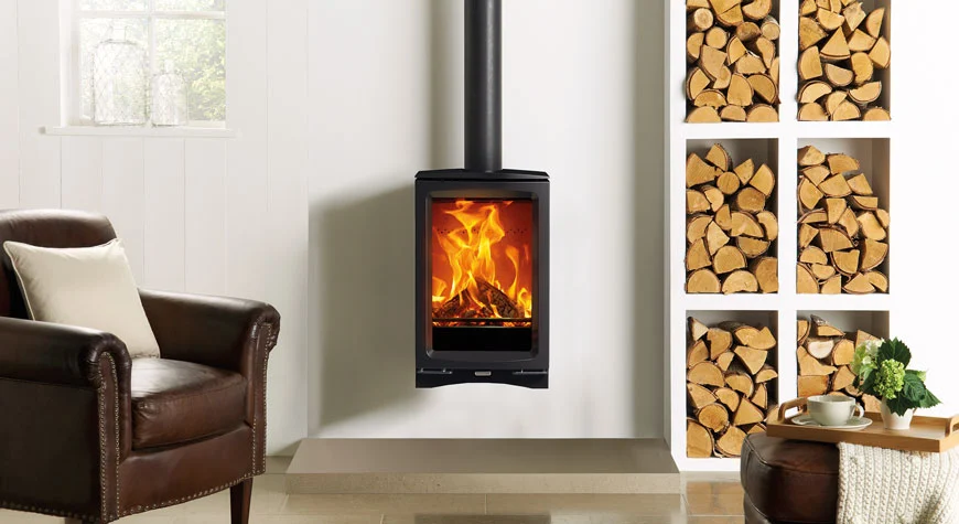 Stovax Vogue Midi T Wall Hung Wood Burning & Multi-fuel Stove