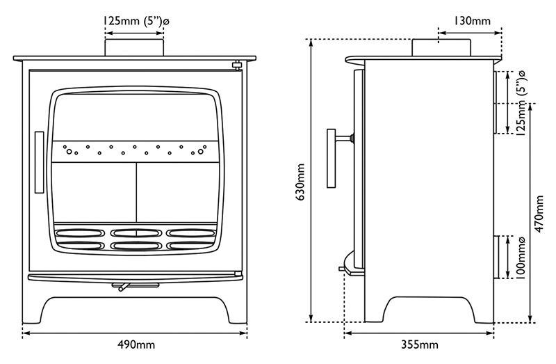 Carron Eco Enamel Stove - Image 2