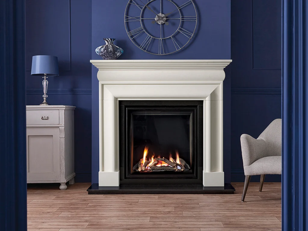 Capital Hampton 59" Limestone Fireplace Surround