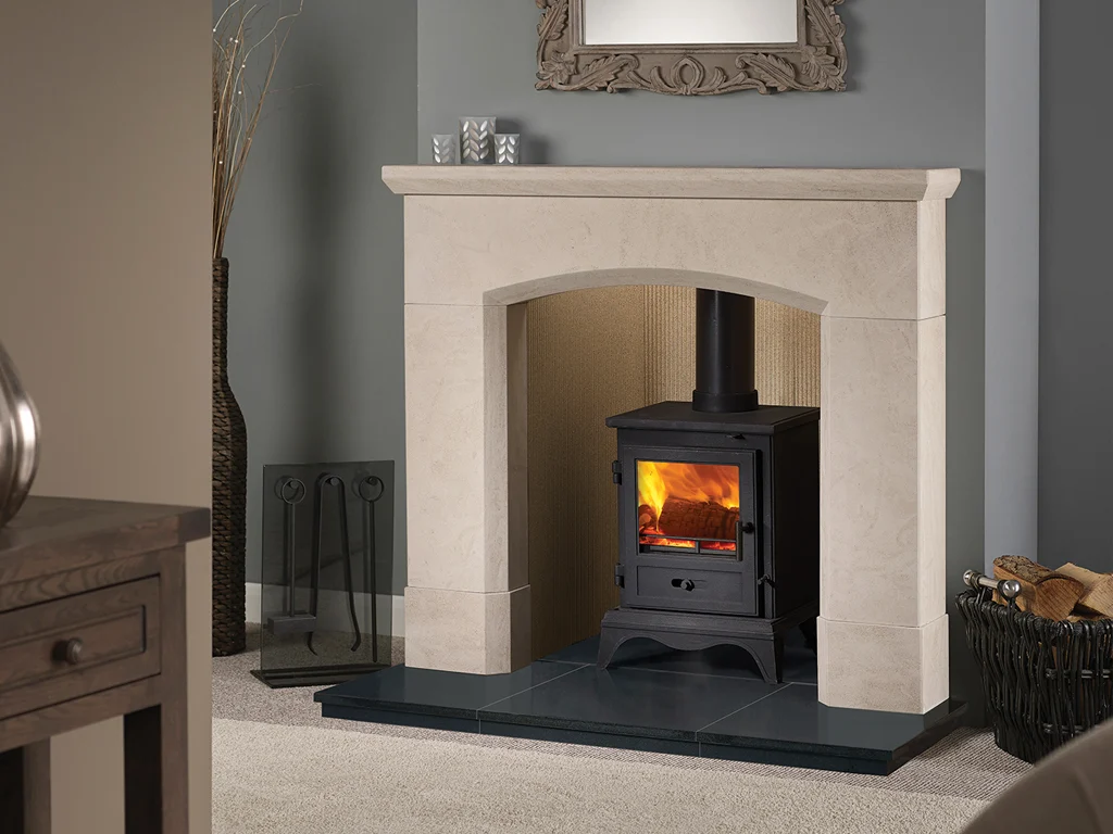 Capital Olvera 48" Limestone Fireplace Surround